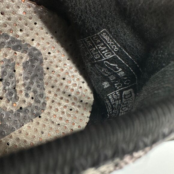 Hey Dude Sirocco Men's 10 Gray Black Athletic Shoes Lace Up Low Top Sneakers - Picture 8 of 9